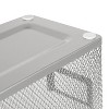 Mesh Magazine File Silver - Brightroom™: Steel File Organizer & Storage Bin, 12" H, No Assembly Required - 4 of 4