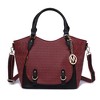 MKF Collection Talula Signature Printed Vegan Leather Women’s Satchel Bag by Mia K - 2 of 4