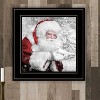 "Santa's Little Friends" by Bluebird Barn, Ready to Hang Framed Print, Black Frame - 4 of 4