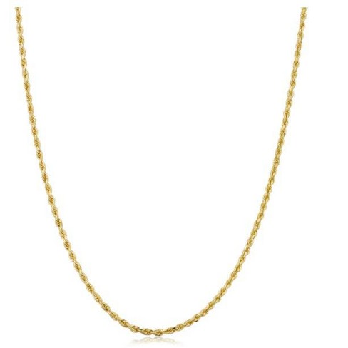 14k Yellow Gold Filled Solid Figaro Link Chain Necklace (4.2 mm, 30 inch)