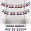 Big Dot of Happiness Fired Up Fire Truck - Firefighter Firetruck Birthday Party Bunting Banner - Birthday Party Decorations - Happy Birthday - 2 of 4