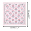 INSPIRE CHIC Women's Floral Printed Cotton Blended Small Square Neck Scarves 1Pc - 3 of 4