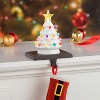 Mr. Christmas 5" LED Illuminated Nostalgic Christmas Tree Stocking Hanger Christmas Decoration - 2 of 4