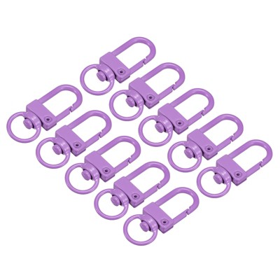 Unique Bargains DIY Craft Key Organization Lobster Claw Lanyard Swivel Clasps 1.3" x 0.51" 16 Pcs