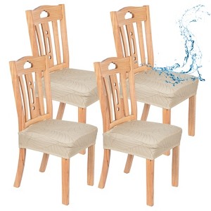 Unique Bargains Polyester Spandex Waterproof Durable Dining Chair Slipcovers - 1 of 4