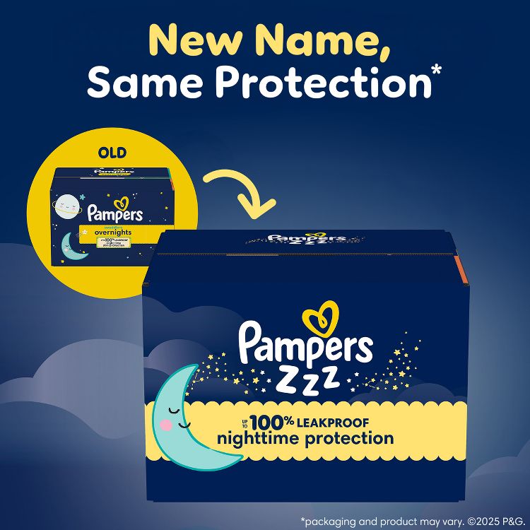 Pampers Swaddlers Overnight Diapers, 2 of 16