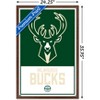 Trends International NBA Milwaukee Bucks - Logo 21 Framed Wall Poster Prints - 3 of 4