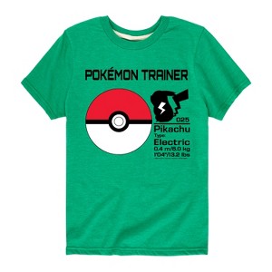 Boys' - Pokémon - Pokeball Trainer Short Sleeve Graphic T-Shirt - 1 of 4