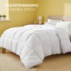 Sevobal Quilts White Oversized Checkered Quilted Plump Duvet Adorable Fits Single/Double Beds with Extra Warmth, White, 90"*90"*1" - 2 of 4