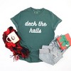 Simply Sage Market Women's Deck The Halls Bold Cursive Short Sleeve Garment Dyed Tee - 3 of 4