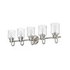 Kinsley 5-Bulb Industrial Pendant Light - Dimmable, Damp Rated, 35" Wide - 3 of 4