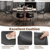 Gikpal Barstools, Counter Height Bar Stools with Back, Modern PU Leather Armless Chairs with Footrest and Metal Legs, for Kitchen Living Room Pub - 4 of 4