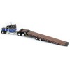 First Gear DCP Blue & Black 1/64 Peterbilt 389 Sleeper Cab Landoll 440B Traveling Axle Trailer 60-2050 - 4 of 4