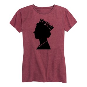 Women's - Instant Message - Queen Silhouette Short Sleeve Graphic T-Shirt - 1 of 4