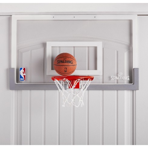 spalding nba breakaway 180 over-the-door basketball hoop set