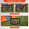 Karl Home Portable Cookware Hanging Rack Outdoor Camping Bonfire - 4 of 4