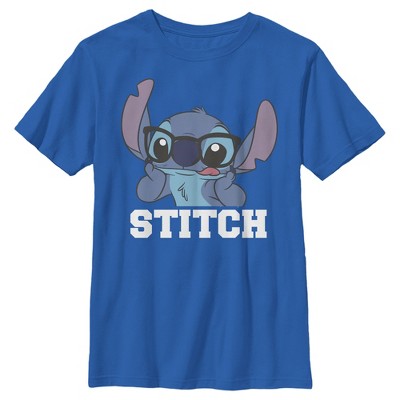 Boy's Lilo & Stitch Glasses Stitch T-shirt : Target