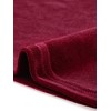 INSPIRE CHIC Women's Velvet Slim Fit Long Sleeve Off-Shoulder Blouse - 4 of 4