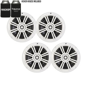 Kicker 6.5" Marine Speakers (QTY 4) 2 pair of OEM replacement speakers - 1 of 2