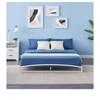 Low Profile Twin Bed Frame, 10" Heavy Duty Metal Platform with Arch Design & Under Bed Storage, No Box Spring Needed, Easy Assembly - 3 of 4