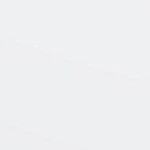 19"elongated all white plain cover