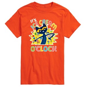 Men's - Pete the Cat - Icecream Oclock Short Sleeve Graphic T-Shirt - 1 of 4