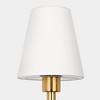 DORESshop 6 in. 1-Light Black/Gold Wall Sconce Wireless Remote Control Dimmable Wall Light for Bedroom Living Room (2-Pack) - 3 of 4