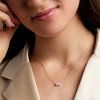 Pure Collection by Ross-Simons 0.25 ct. t.w. Diamond Cluster Necklace in Sterling Silver - 4 of 4
