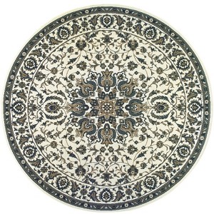 Oriental Weavers Marina 1248W Ivory/ Navy Indoor/Outdoor Area Rug - 7'10" Round - 1 of 1