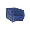 Quantum Storage Systems Hulk 30" Container, Mobile, 29-7/8"L X 16-1/2"W X 18"H, Stackable, Polypropylene, Blue, Made In Usa - 3 of 4
