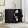 Lirago Accent Storage Cabinet Medicine Cabinets 31*31 Black - 2 of 4