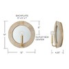 Capital Lighting Finn 1 - Light Wall Light in  White Wash/Matte Brass - 3 of 4
