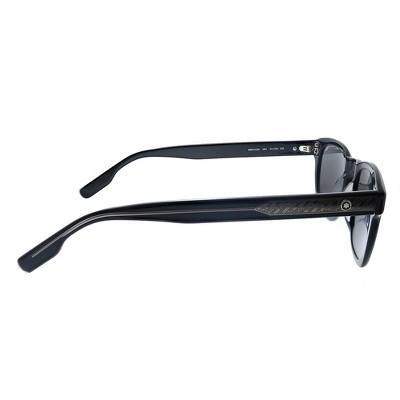Buy Montblanc Mb 122s 001 Unisex Rectangle Sunglasses Black 51mm Online In Japan