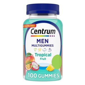 Centrum Men's Multivitamin Gummies - Tropical Fruit - 100ct - 1 of 4
