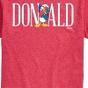 Men's - Disney - Simple Donald Font Short Sleeve Graphic T-Shirt - 2 of 4