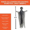 Morris Costumes 39 1/4" Animated Light-Up Hanging Gray Angel Halloween Decoration - 3 of 3