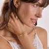 Humble Chic NY Simulated Druzy Chain Bracelet for Women - Boho Stackable Adjustable Bolo Slider Bracelet - 2 of 4