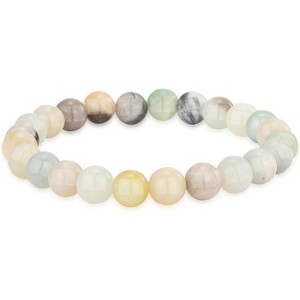 8mm Beaded Bracelets with Natural Gemstones for Women & Men, Elastic Adjustable Protection Crystal Bracelet - 1 of 4