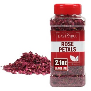 Eastanbul Dried Rose Petals, Premium Edible Rose Petals, 2.1oz - 1 of 4