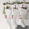 Knit Monogram Christmas Stocking White - Wondershop™ - 2 of 3
