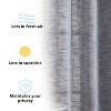 HLC.ME Madison Faux Linen Textured Thicker Sheers Privacy Light Filtering Window Grommet Curtains Drapery Panels, Set of 2 - 4 of 4