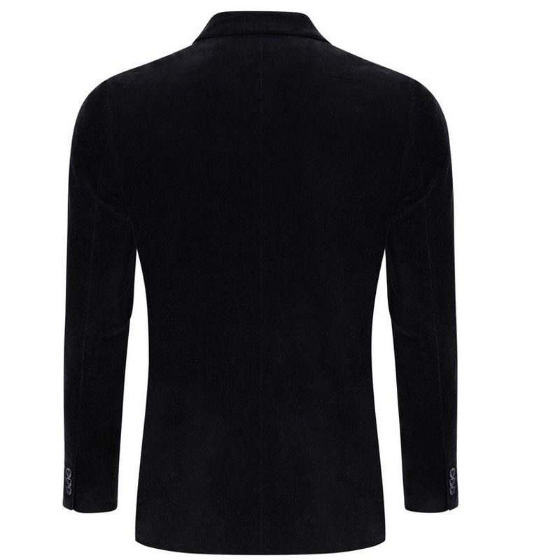 Men's Casual Blazer Corduroy Jacket One Button Sport Blazer Slim Fit Suits Business Vintage Outerwear, 4 of 7