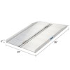 Silver Spring Mobility and Utility Ramp, 3 Foot Long Single Folding Textured Aluminum Surface, 600 lb Capacity with 2 Inch Side Rails, Silver - 4 of 4