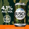 Busch Light American Lager Beer - 24pk/12 fl oz Cans - 3 of 4