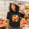 Simply Sage Market Pumpkin Floral Arrangement Short Sleeve Tee - 2 of 4