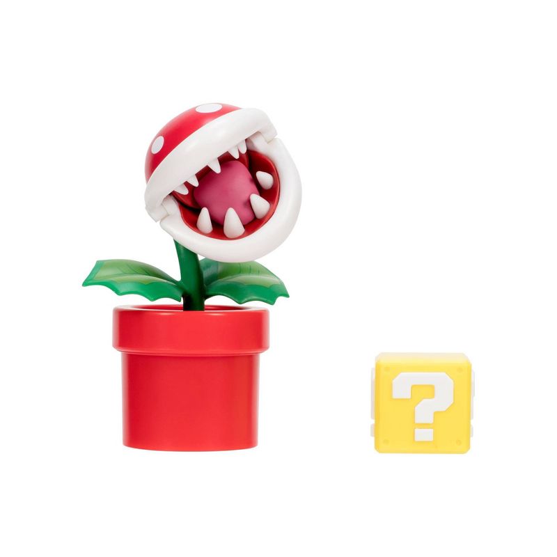 Nintendo Super Mario - Mario Piranha Plant with Question Block Wave 26, 1 of 7