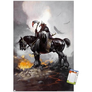 Trends International Frank Frazetta - Death Dealer 1 Unframed Wall Poster Prints - 1 of 4