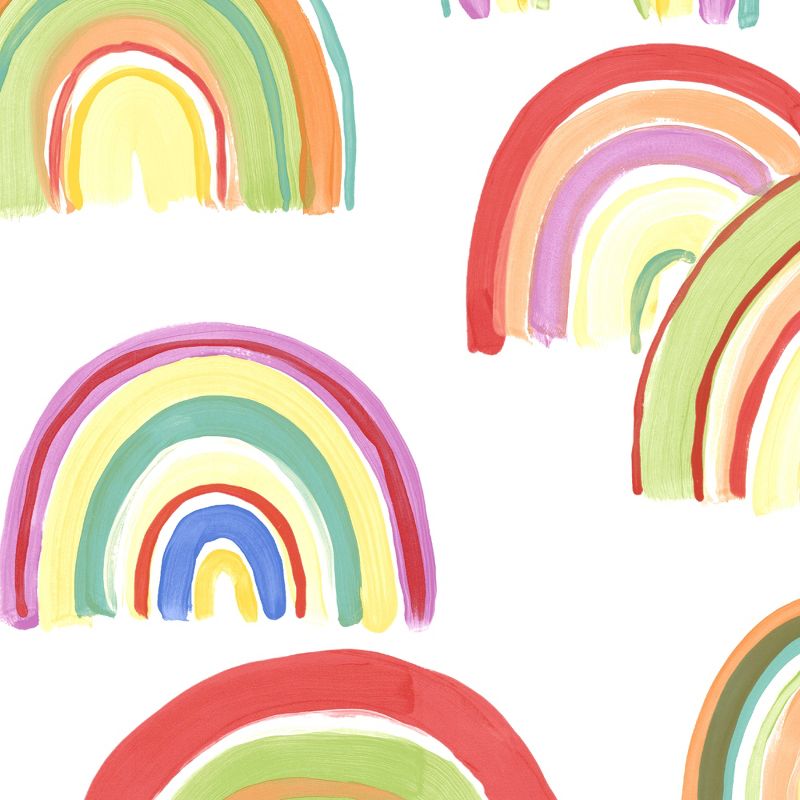 Over the Rainbow Multicolor Wallpaper, 4 of 5