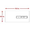 ComplyRight CMS-1500 Gummed #10 Document Envelopes 4 1/2" x 9 1/2" White 1500E - 3 of 4