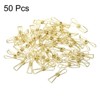 Unique Bargains Wire Hollow Out Clips Metal Prevent Tearing Pages Home Office Paper Clip 50 Pcs - 3 of 4